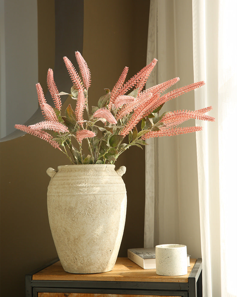 Artificial Floral Arrangement 6-Headed Dog Tail Grass Room Decoration