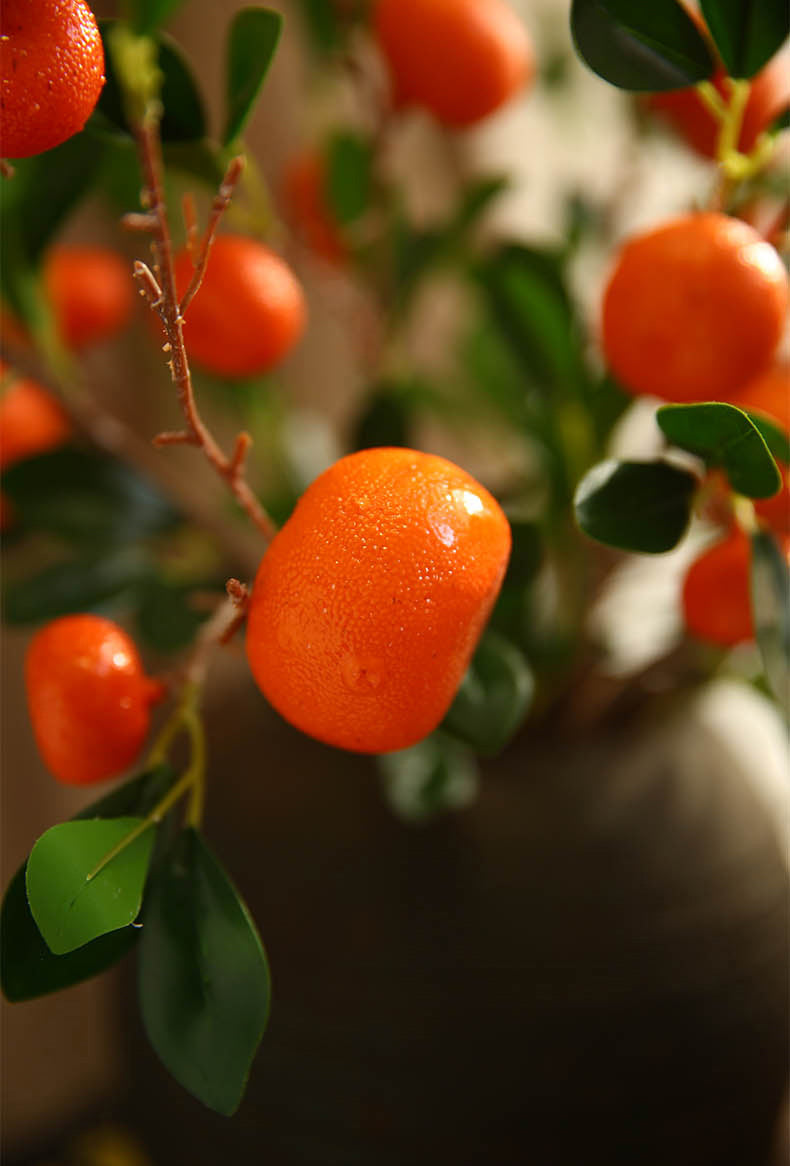 Artificial Kumquat orange fruit