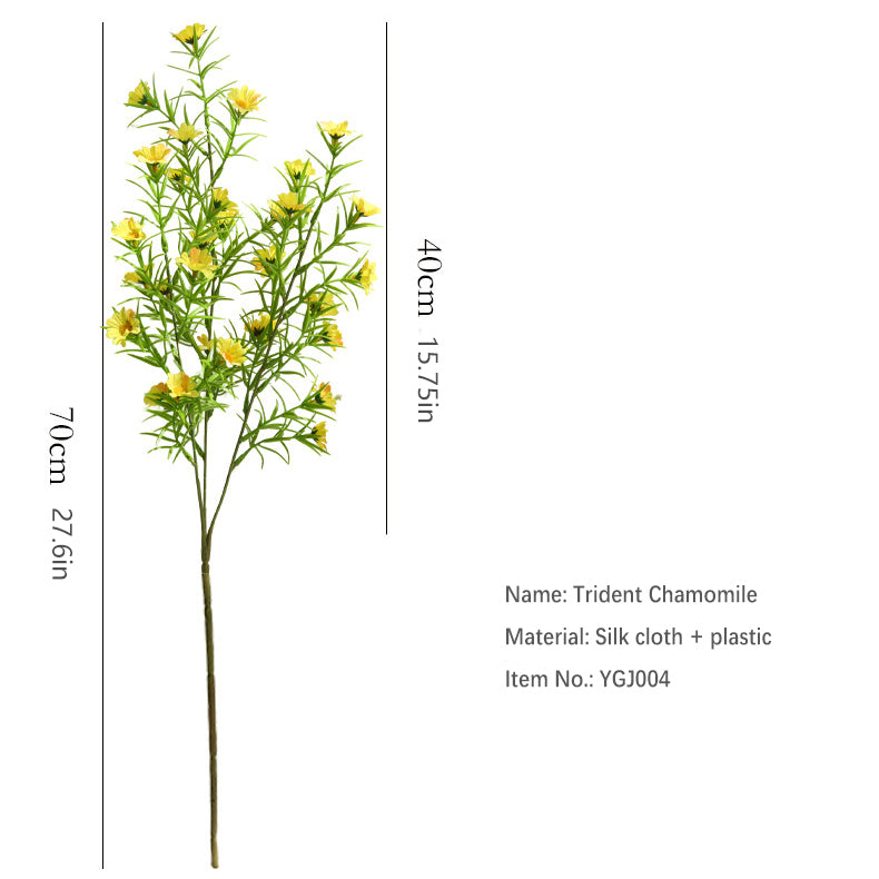 Three-Pronged Chamomile 12pcs - 27.6in