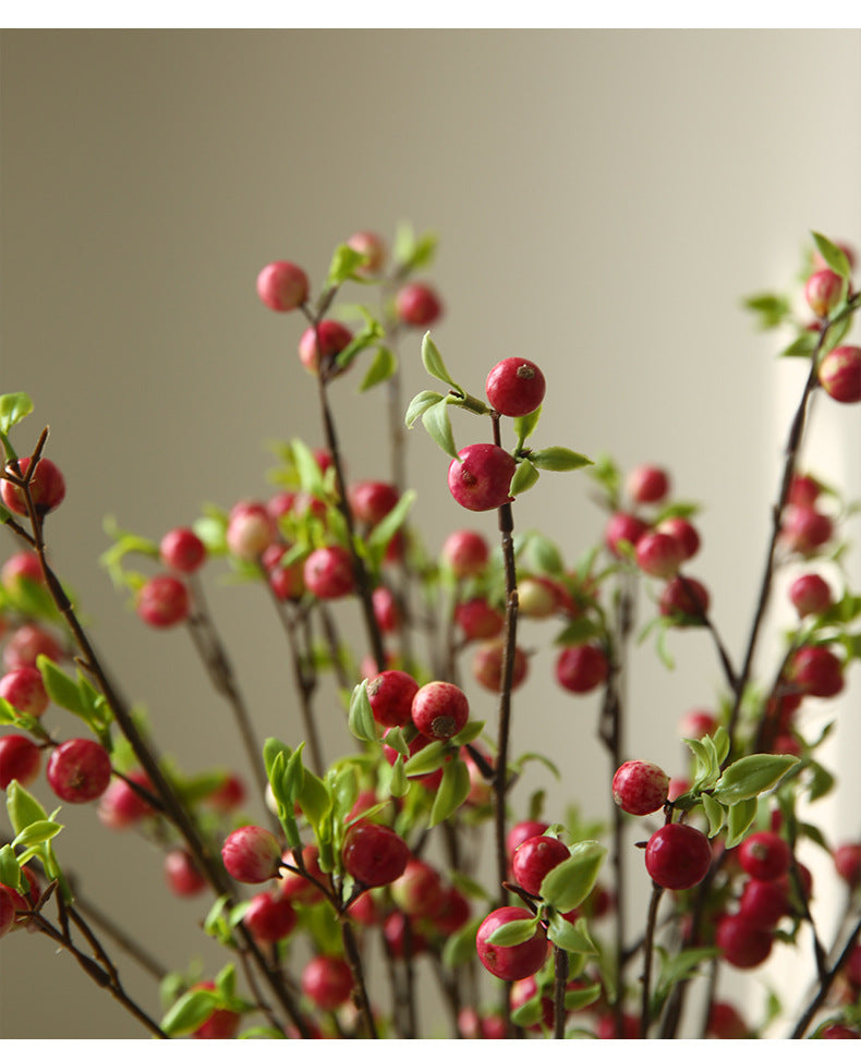 Simulated Single Branch Mini Small Apple Home Decoration Flower Arrangement