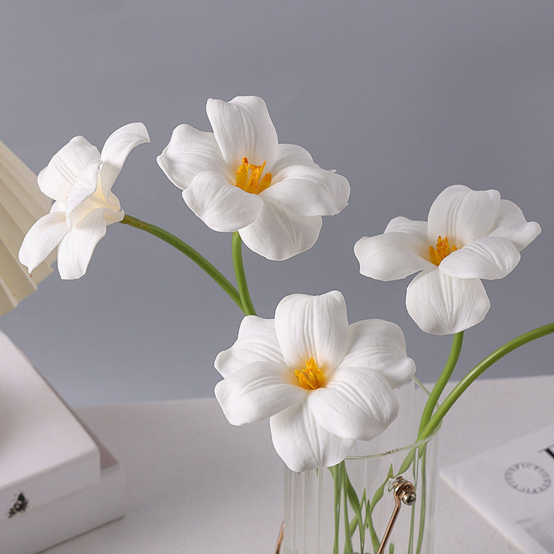 PU Leafless Open Tulip Artificial Flower