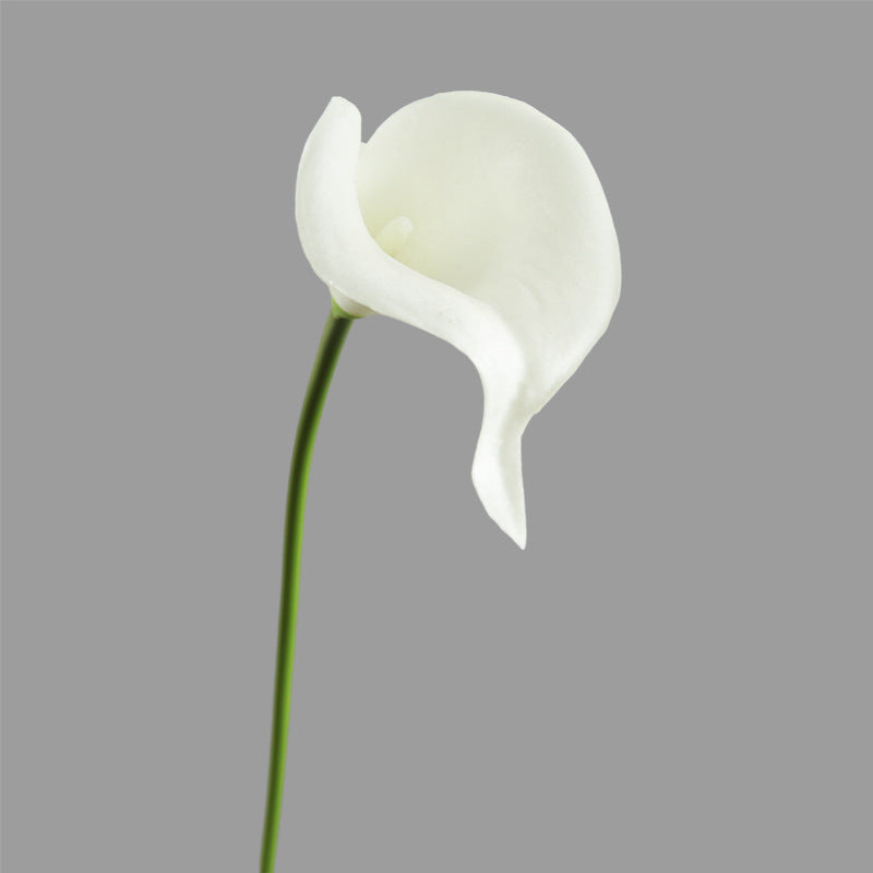 Artificial Flower Single Branch Calla Lily Realistic Fake Flower