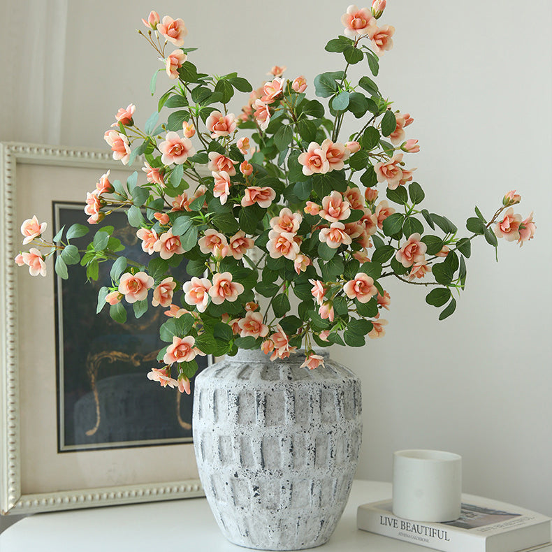 Multi-Head Small Rose Artificial Flower Fake Flower Arrangement