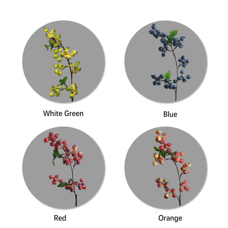 Artificial Blueberry Fruit  Room Decoration Photography Props Artificial Flower