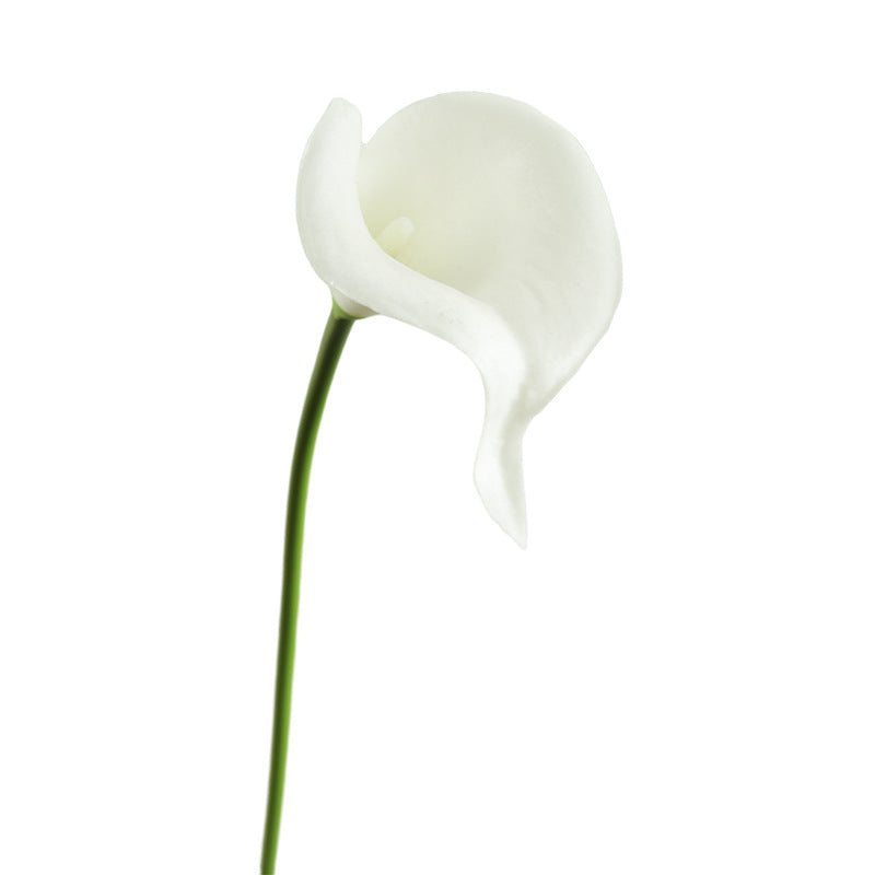 Artificial Flower Single Branch Calla Lily Realistic Fake Flower