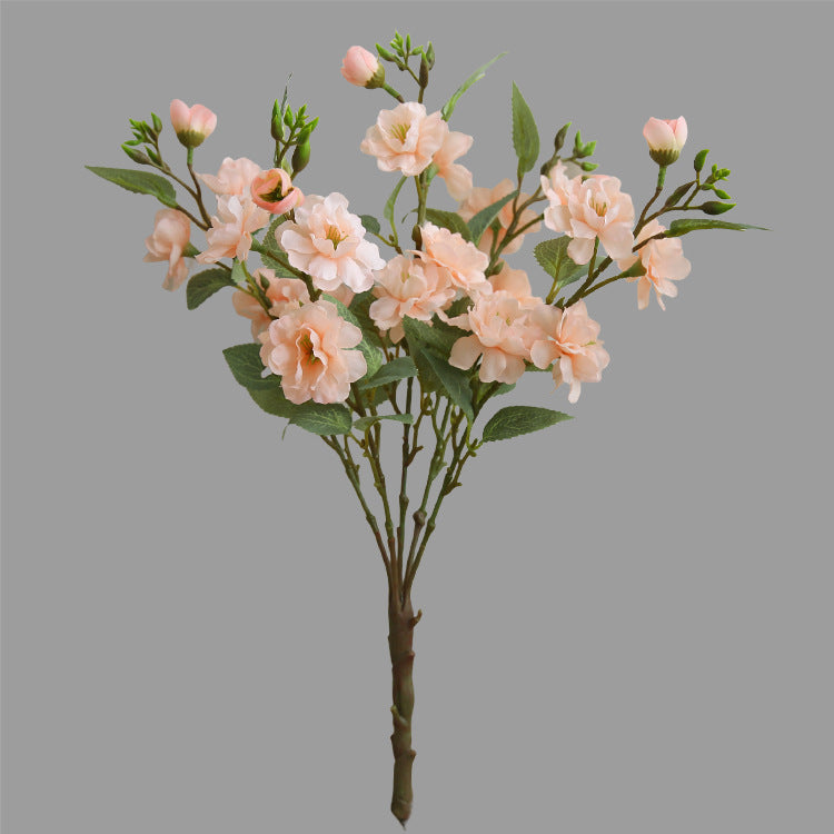 Artificial Flower Camellia Silk Flower Home Dining Table Decoration Flower Arrangement