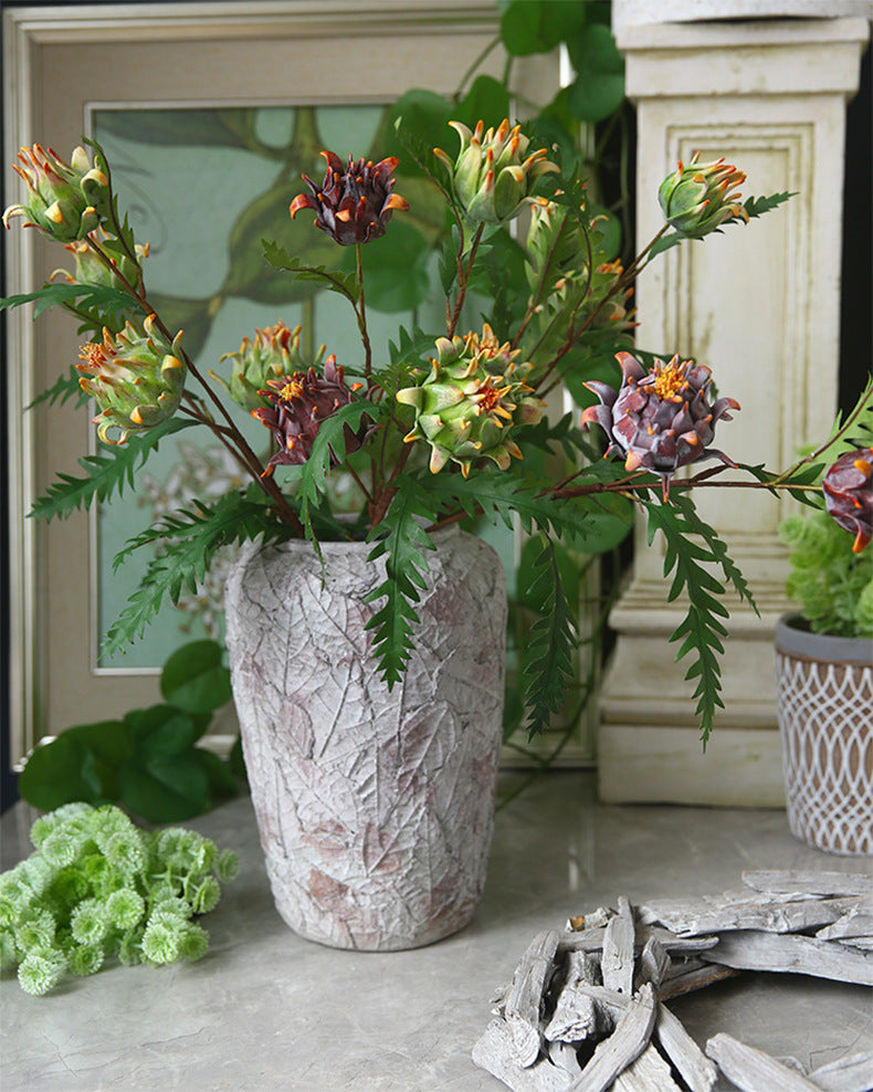 American Style 2-Head Imperial Flower Artificial Flower Fake Flower