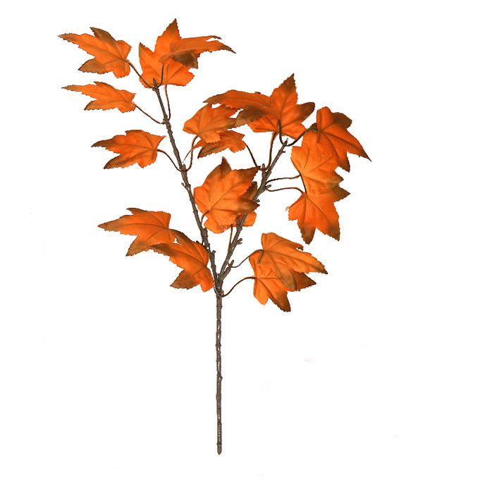 Artificial Maple Leaf 12pcs - 15.75in