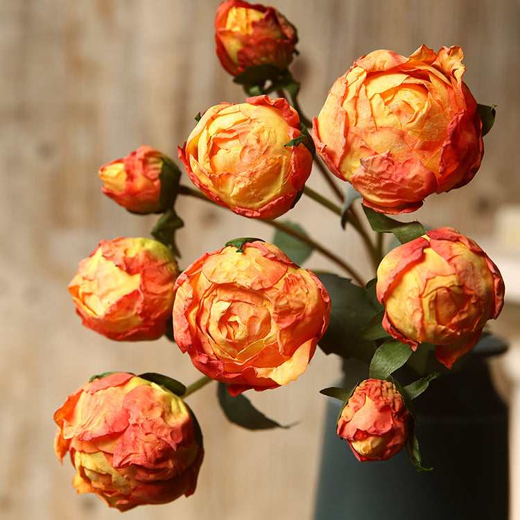Handwritten Peony Bud Artificial Flower Fake Flower