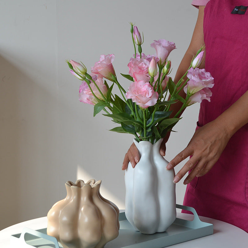 Artificial Flower 3-Headed Lisianthus Bouquet