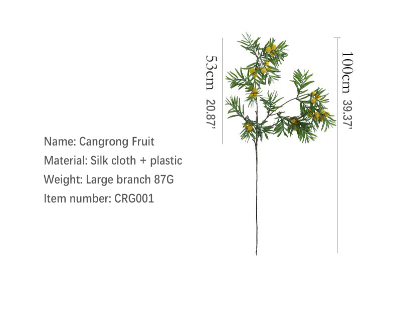 Artificial Pine Cone Fruit Home Indoor Decoration