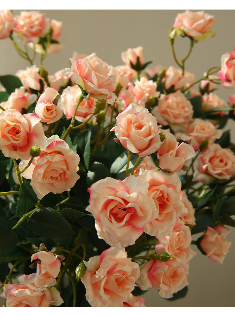 Artificial Rose Flower Arrangement Bouquet Bubble Rose