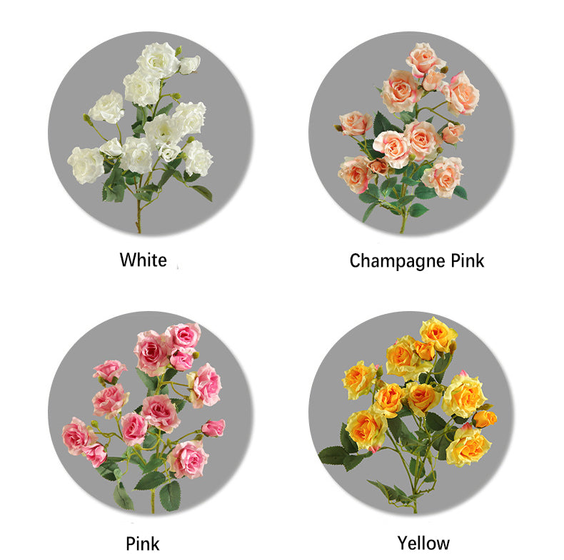 Artificial Rose Flower Arrangement Bouquet Bubble Rose