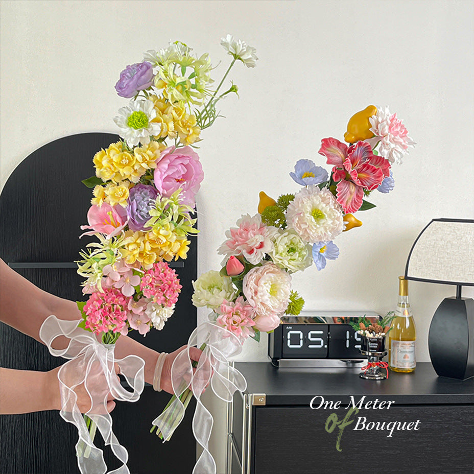 Wedding Ornamental Flower One Meter Bouquet Bridal Bouquet Fake/Artificial Flower