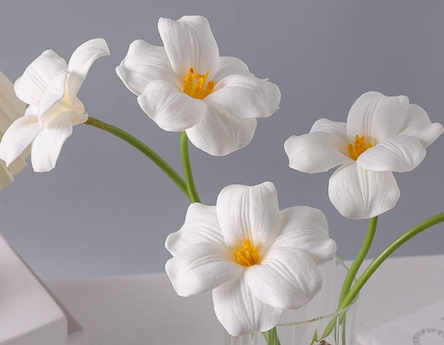 PU Leafless Open Tulip Artificial Flower