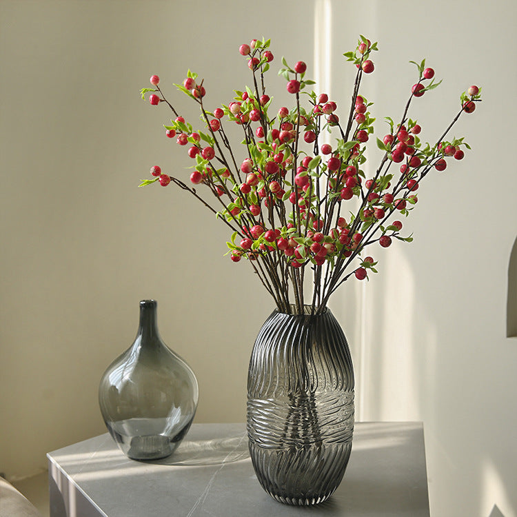 Simulated Single Branch Mini Small Apple Home Decoration Flower Arrangement
