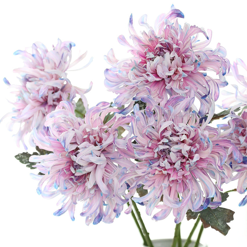 Artificial Chrysanthemum 3D Printed Flower Peony Chrysanthemum Fake Flower