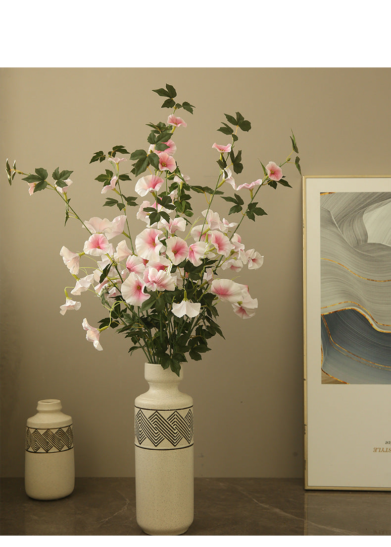 Artificial Flower Realistic Touch Moisturizing Morning Glory