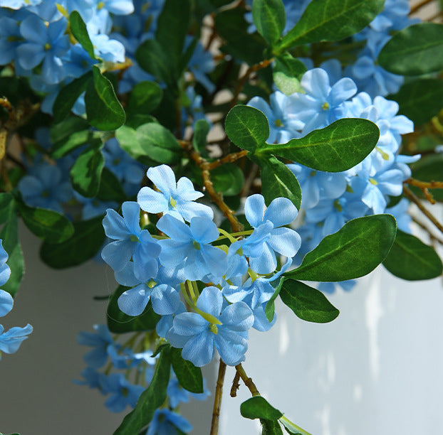 Artificial Flower Blue Mist Flower Home Decoration Photography Prop Fake Flower