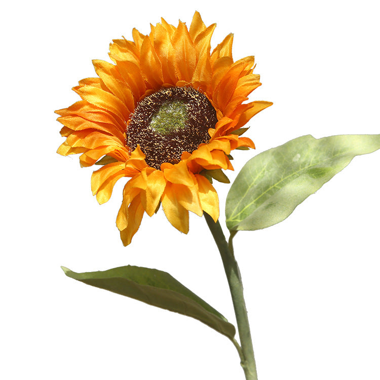 Single Head Sunflower Artificial Flower Dried Flower Living Room Decoration Sunflower