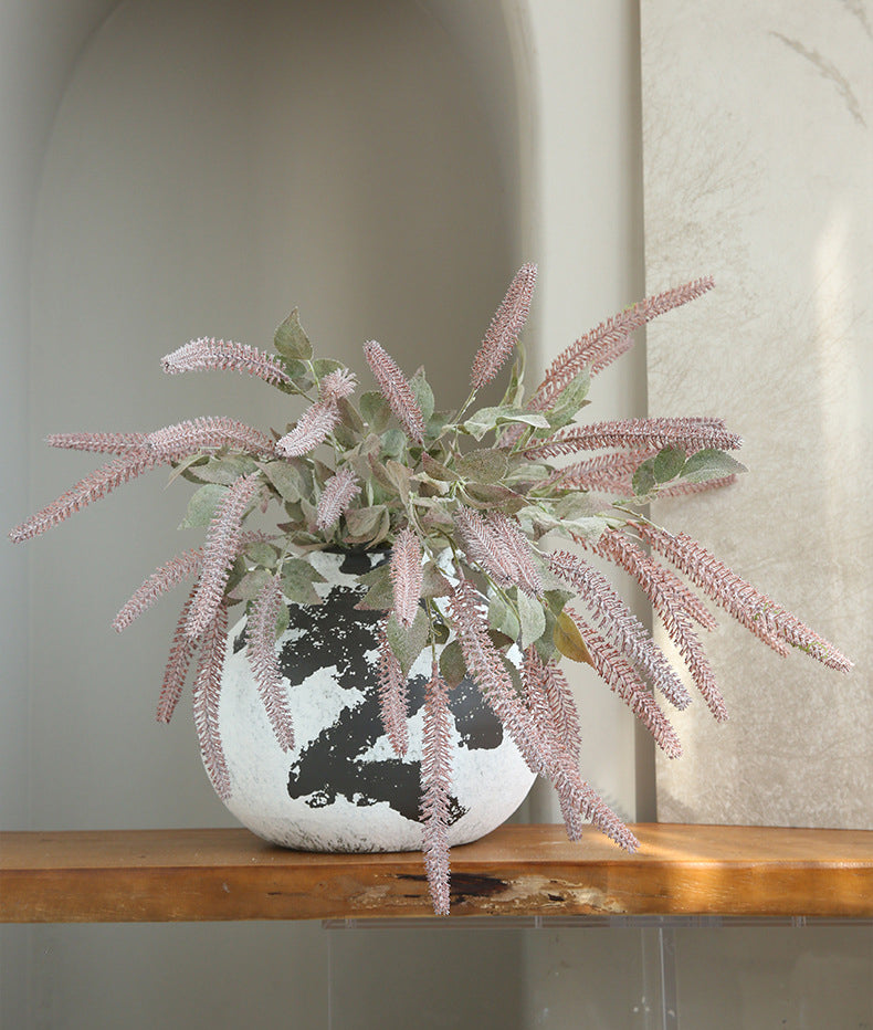 Artificial Floral Arrangement 6-Headed Dog Tail Grass Room Decoration