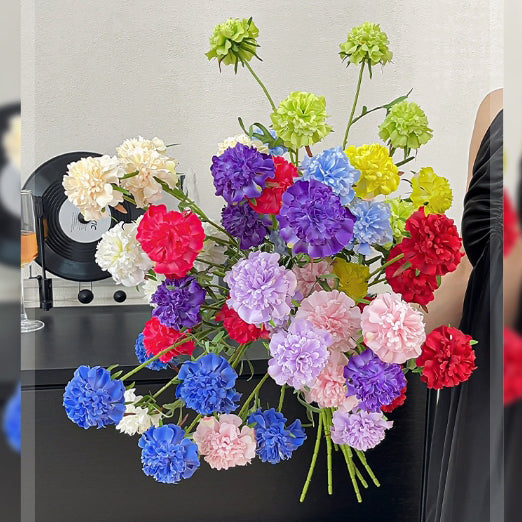 Artificial Flower Cordyceps Silk Flower Decorative Bouquet Home Flower Arrangement