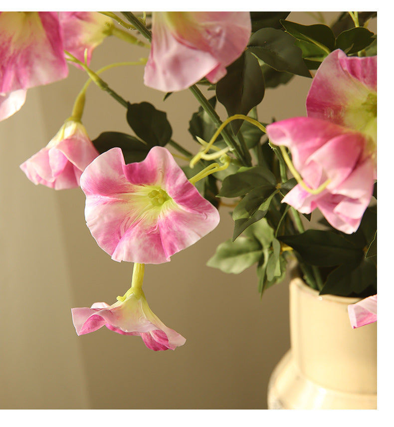 Artificial Flower Realistic Touch Moisturizing Morning Glory