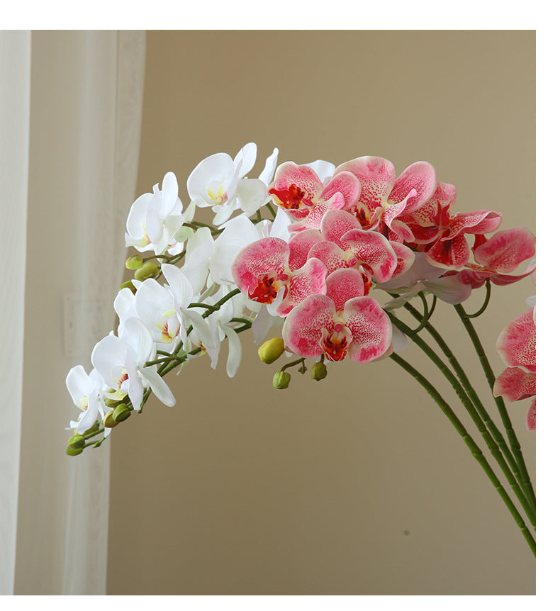 Artificial Flower 9-Head Phalaenopsis  Home Decoration Wedding Scenery Display  3D Printing