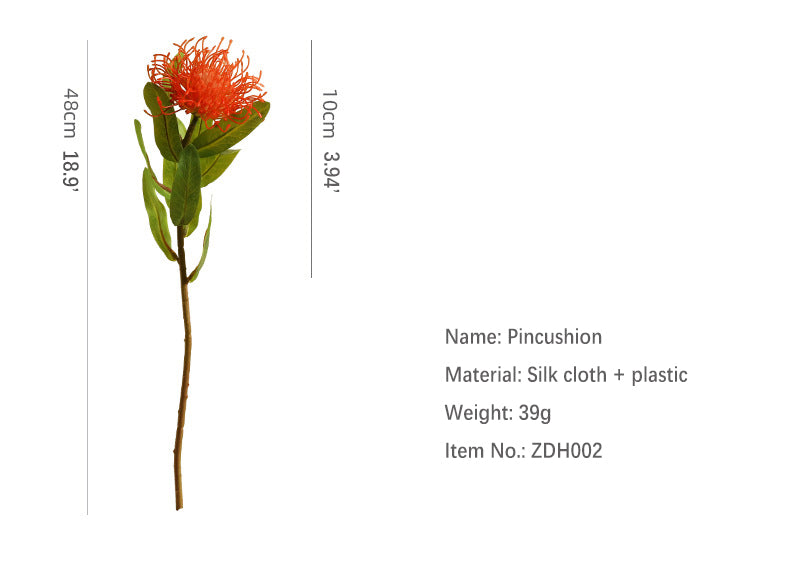 New Artificial Flower Needle Cushion Flower Home Indoor Fake Flower
