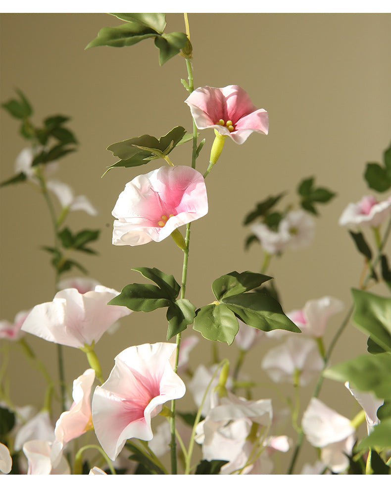 Artificial Flower Realistic Touch Moisturizing Morning Glory
