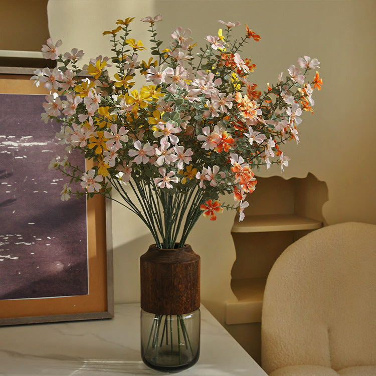 Artificial Flowers Small Wildflowers Home Decoration  Flower Arrangement