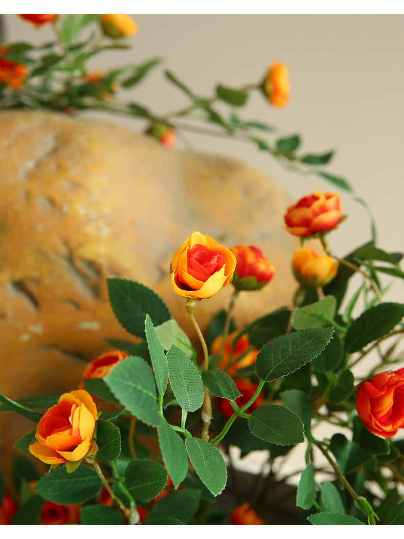 Artificial Flowers Floral Fake Flowers Scene Arrangement Rose Flower Rose