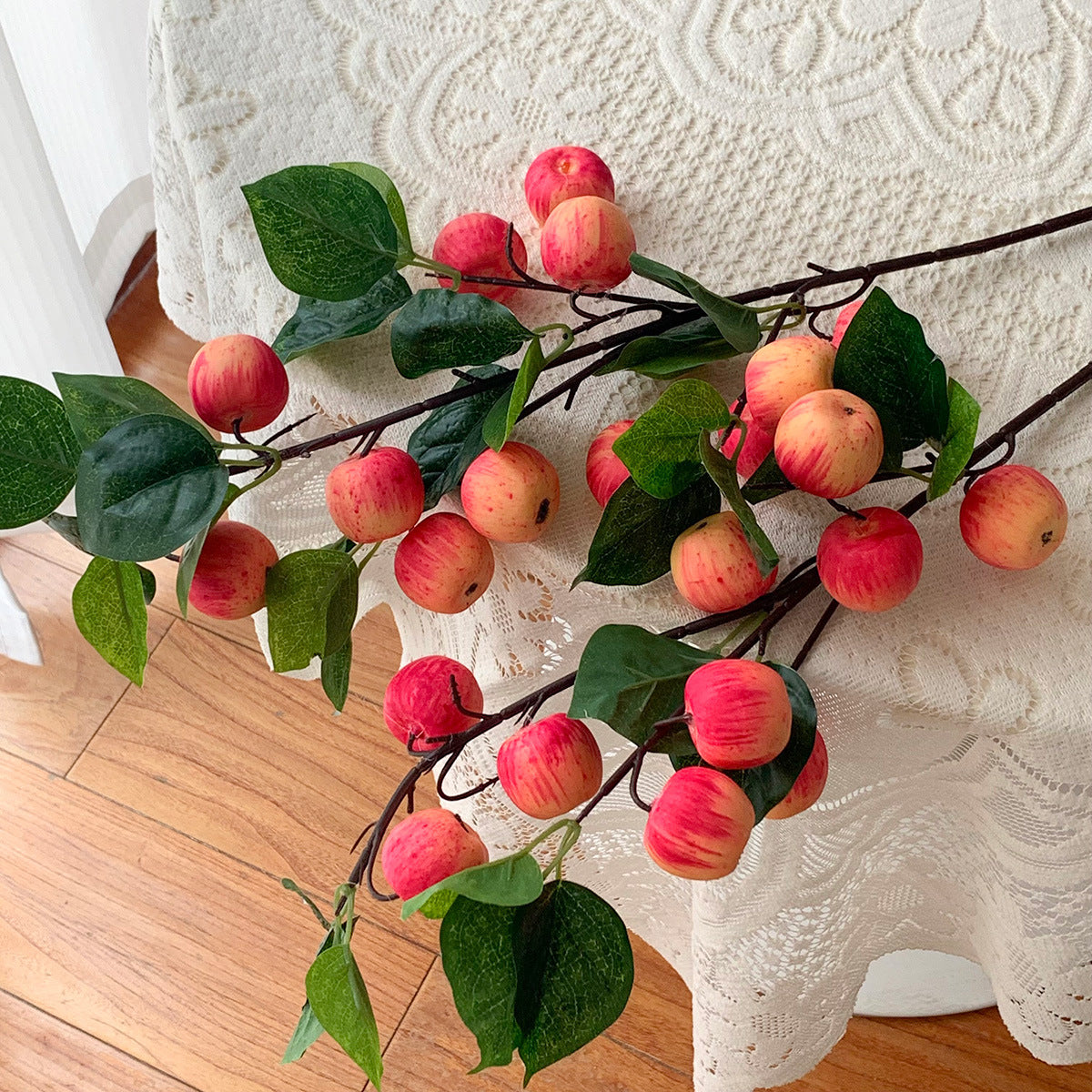 Artificial Apple Branch Artificial Frosty Apple Tree Branch Fruit
