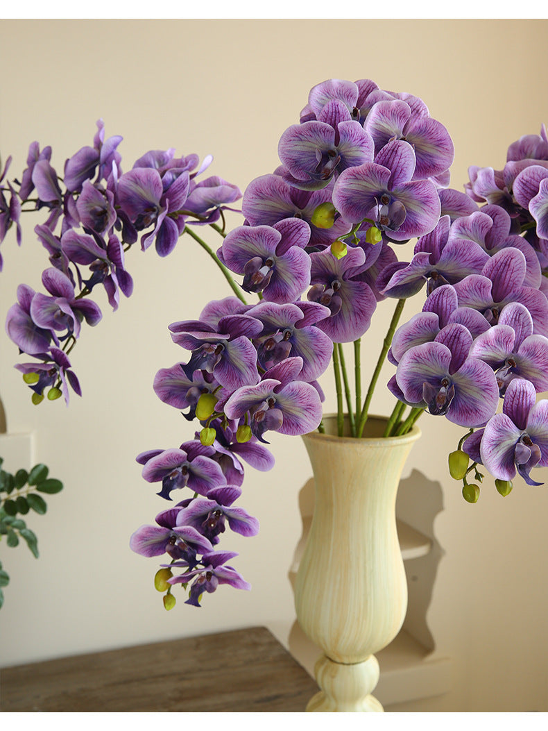 Artificial Flower 9-Head Phalaenopsis  Home Decoration Wedding Scenery Display  3D Printing