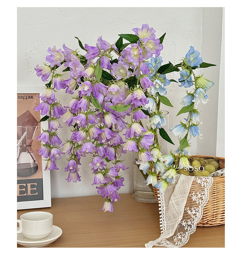 Hanging Wind Chime Artificial Lily of the Valley Green Plant