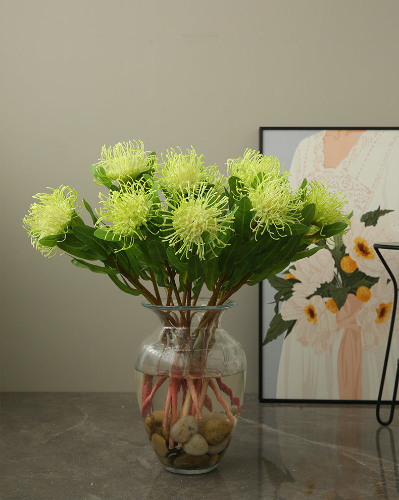 New Artificial Flower Needle Cushion Flower Home Indoor Fake Flower