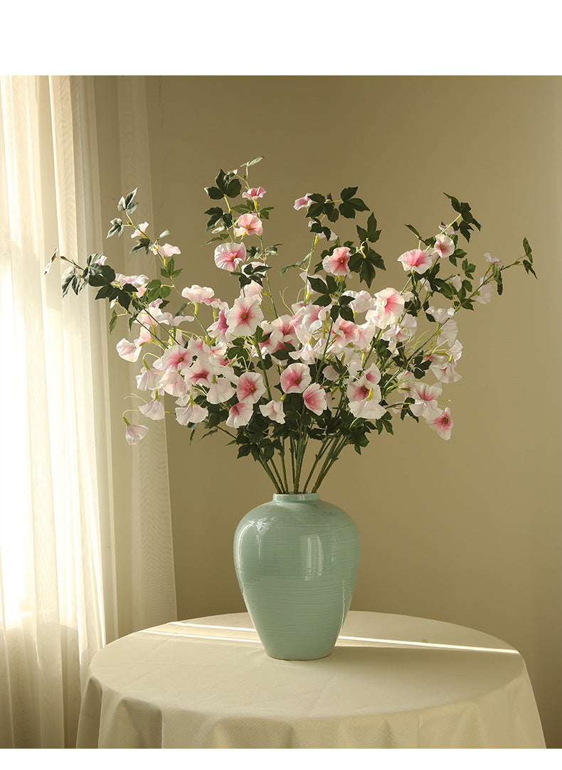 Artificial Flower Realistic Touch Moisturizing Morning Glory