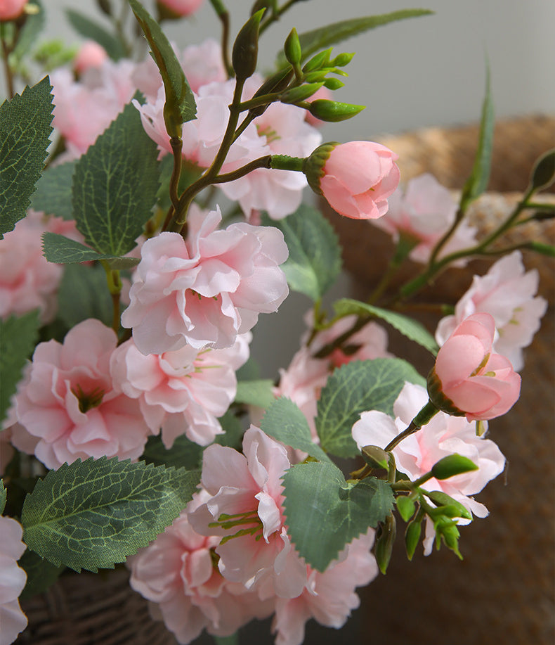 Artificial Flower Camellia Silk Flower Home Dining Table Decoration Flower Arrangement