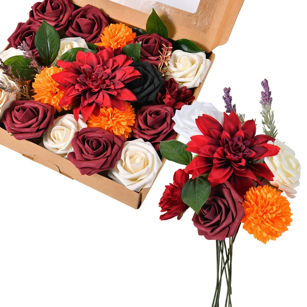 DIY flower box in Red