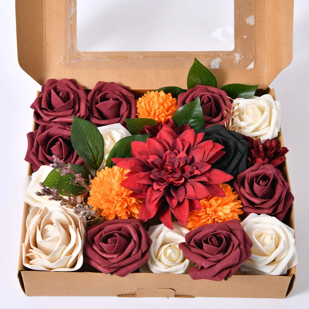 DIY flower box in Red