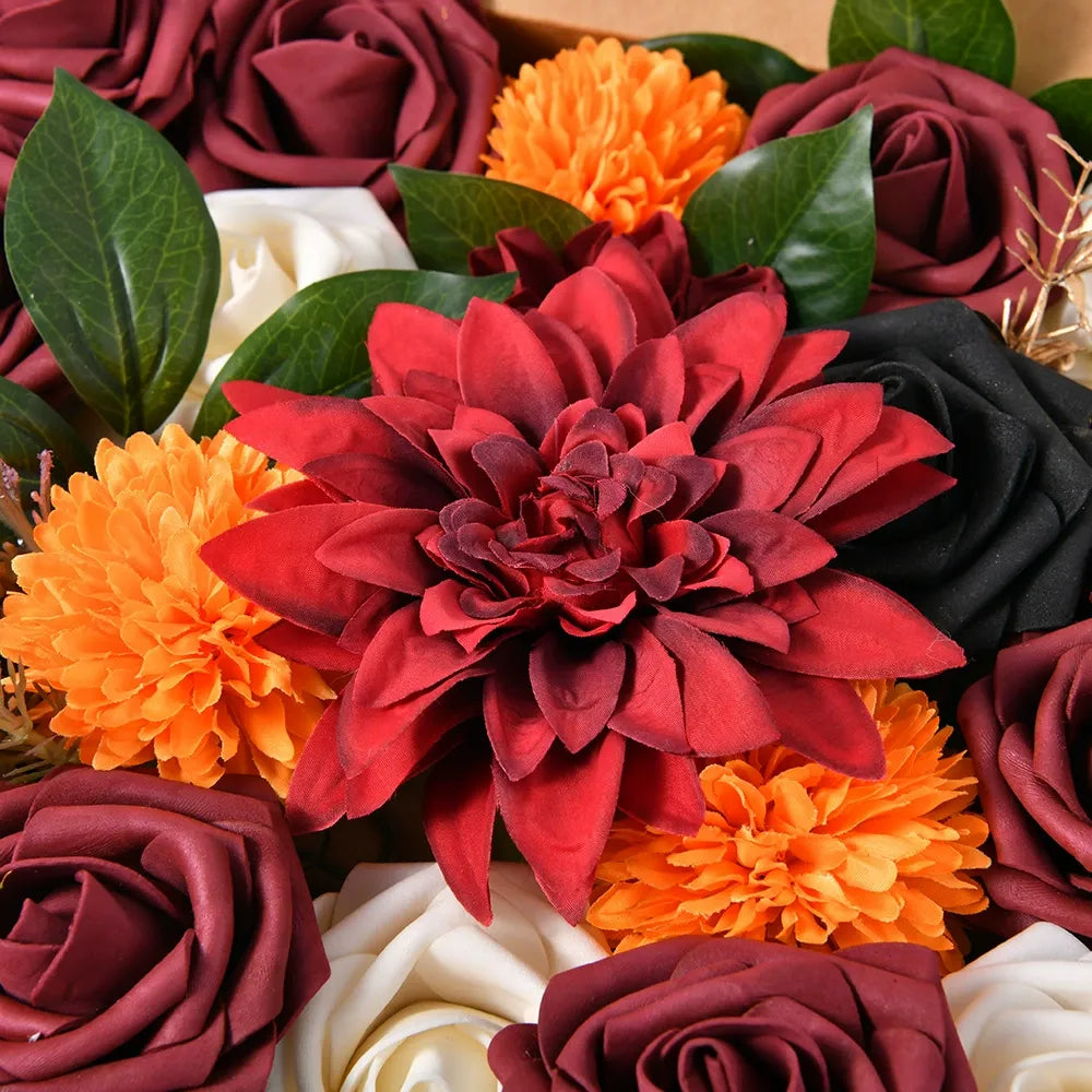 DIY flower box in Red