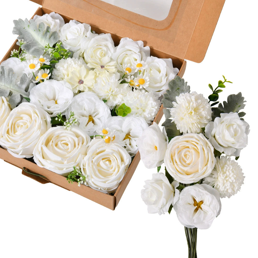 DIY flower box with white color