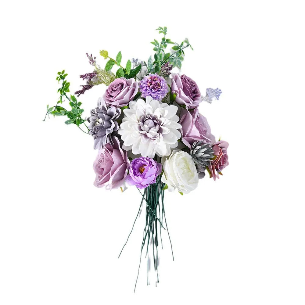 DIY flower box with Grey purple