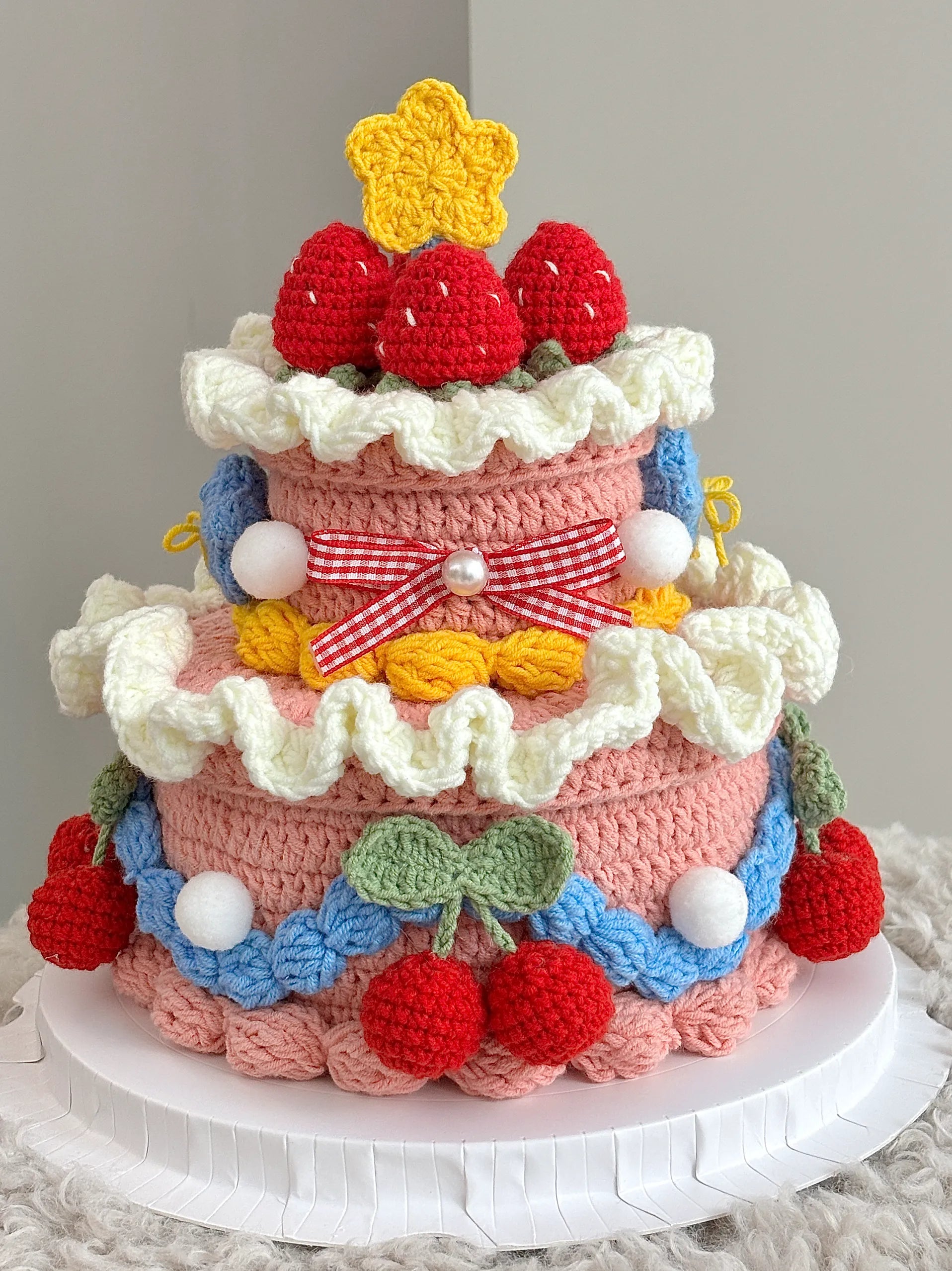Double cake crochet kit