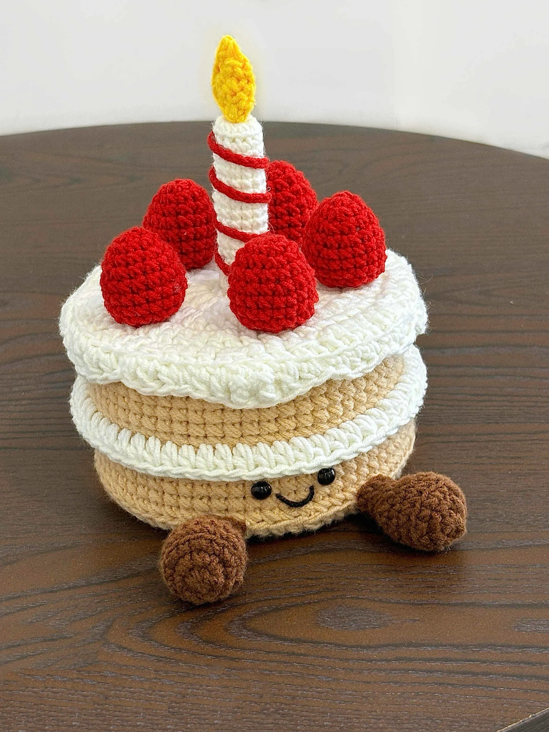 Khaki Doll cake crochet kit