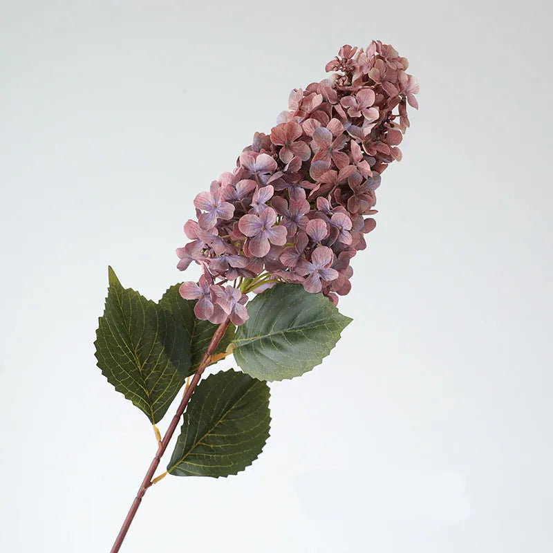 Vintage Autumn Color Pagoda Hydrangea Artificial Flowers 6pcs - 32.7in