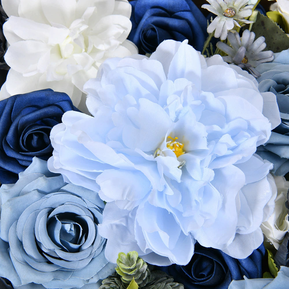 DIY flower box with Hazy blue