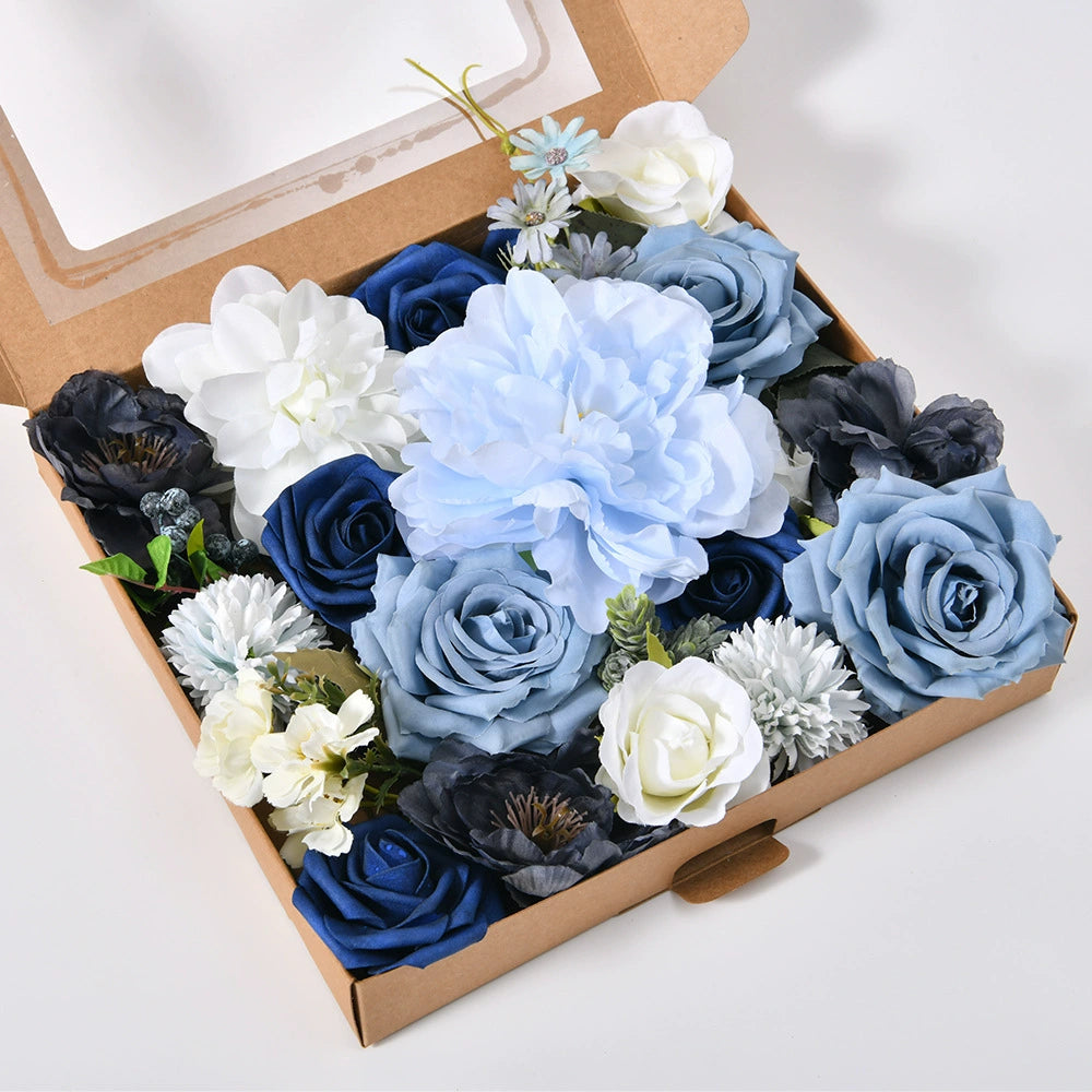 DIY flower box with Hazy blue