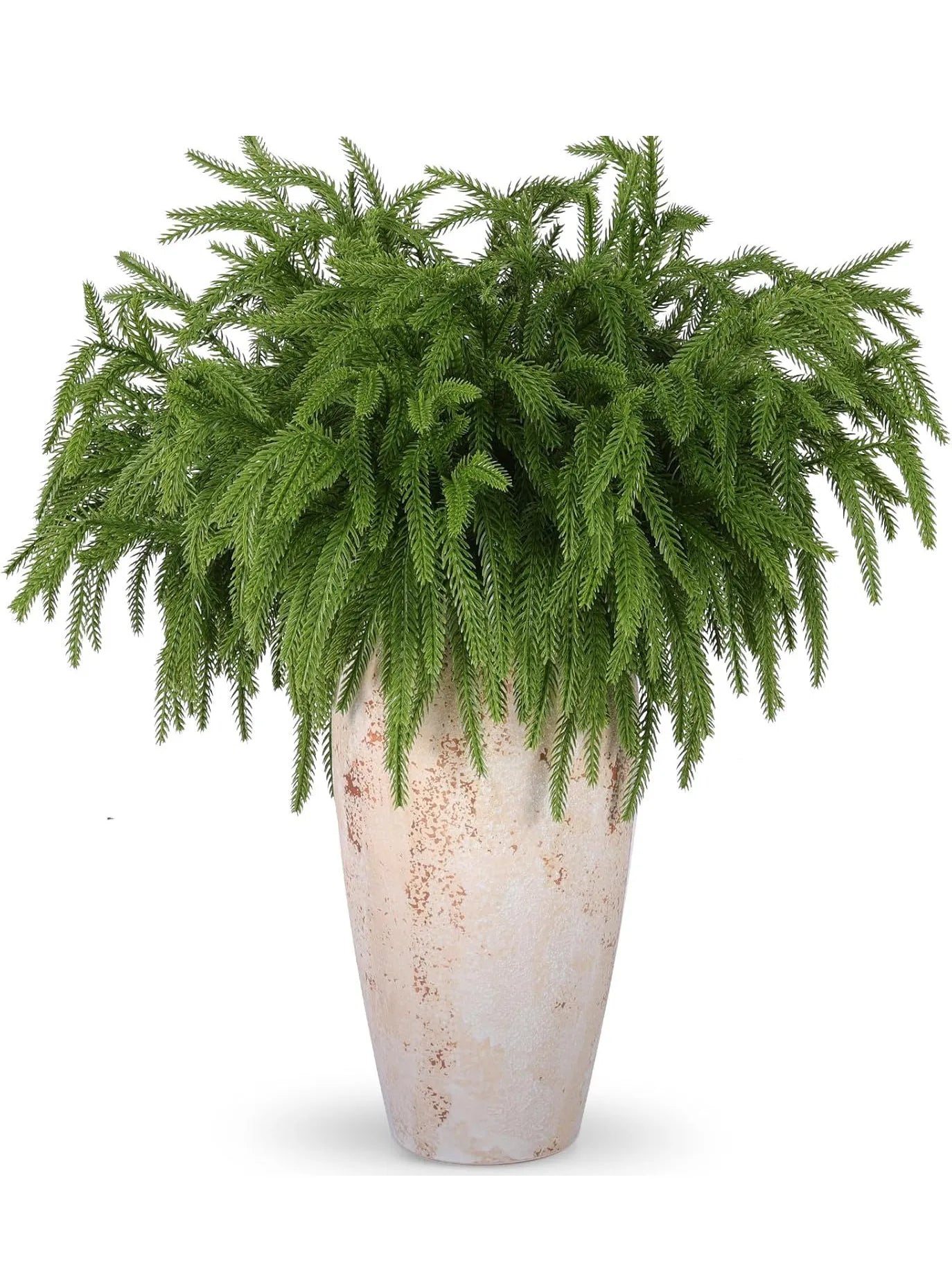 Holiday Decoration Soft Pine Needles 12pcs - 17.8in
