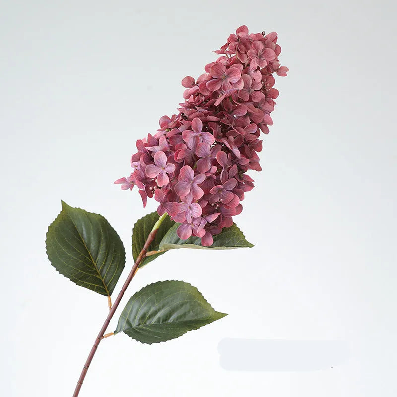Vintage Autumn Color Pagoda Hydrangea Artificial Flowers 6pcs - 32.7in